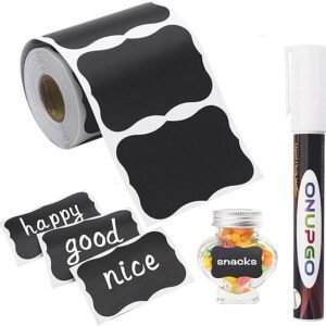 180 Waterproof Chalkboard Labels – Perfect for Organizing 180 Waterproof Chalkboard Labels – Perfect for Organizing
