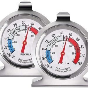 Classic Refrigerator Thermometer – 2 Pack for Accurate Temps