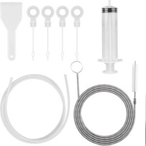 8-Piece Drain Cleaning Kit for Refrigerators and Appliances 8-Piece Drain Cleaning Kit for Refrigerators and Appliances