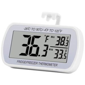 LCD Digital Refrigerator Thermometer for Accurate Temperature Monitoring