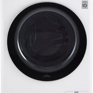 Compact 24″ Smart Front Load Washer with Steam & AI Sensor