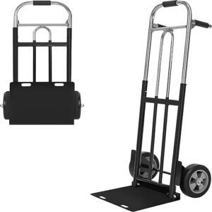 Heavy-Duty 600 LB Folding Hand Truck Dolly for Easy Transport
