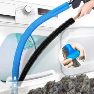 Efficient Dryer Vent Cleaning Kit with Vacuum Tool Efficient Dryer Vent Cleaning Kit with Vacuum Tool